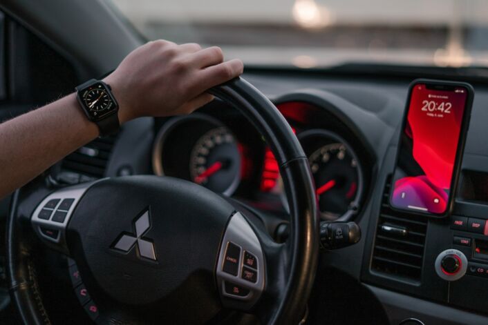 At the wheel of a Mitsubishi, one of the bestselling cars in New Zealand